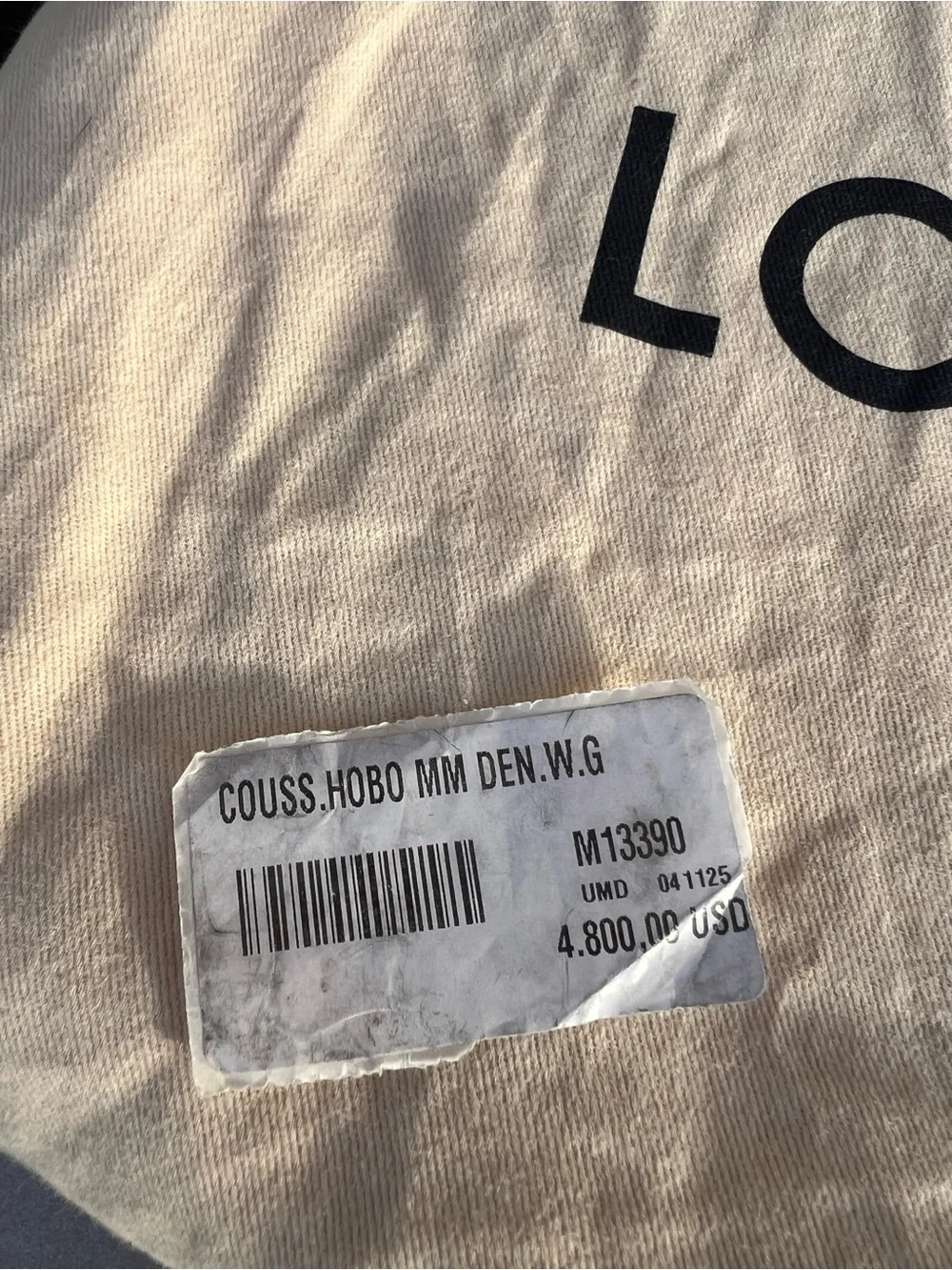 Louis Vuitton Coussin Hobo Denim